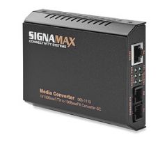10/100TX to 100FX Media Converter with USB Power Option LC/MM, 2 km - Signamax FO-065-1174LFS
