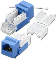 2-Fiber SC MM Connector Module-180° Exit, White  - Signamax SCM-2SC-WH