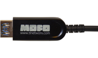 USB 3.0 M to F -- 30m length -- plenum rated -- MM core for future upgrade - TechLogix Networx MOFO-USB3-30