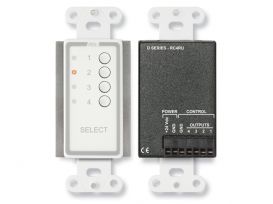 4 Channel Remote Control for RACK-Ups - stainless steel - Radio Design Labs DS-RC4RU