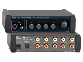 Unbalanced Audio Switcher - 4x1 - Radio Design Labs ST-SX4