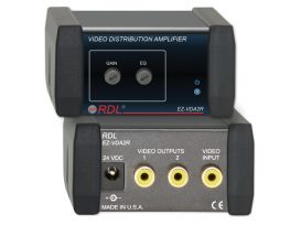 NTSC/PAL Video Distribution Amp - 1x4 - BNC - Radio Design Labs FP-VDA4