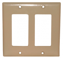 Single Gang Wall Plate Cover / Face Plate, Ivory - Philmore Mfg. 75-1500