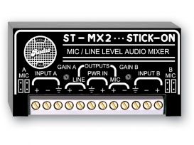 Pro 4 Input Line Mixer - Mic and Line Out - Radio Design Labs RU-MX4LT
