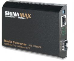 10/100 to 100FX WDM Media Converter, SC/MM2 km, Tx:1310 nm; Rx:1550 nm - Signamax FO-065-1176ALFSMM