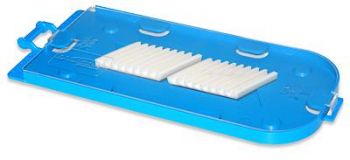 Stackable 12-Fiber Plastic Splice Tray. Stores Up To 12 Fusion Splices  - Signamax FST-12F1