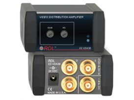 Video Distribution Amplifier - 1X2 RCA NTSC/PAL - Radio Design Labs EZ-VDA2R