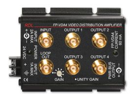 Video Distribution Amplifier - 1X3 BNC NTSC/PAL - Radio Design Labs EZ-VDA3B