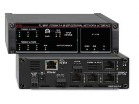 Bi-Directional Mic/Line Dante Interface 2 x 2 w/PoE - 2 XLR In, 2 XLR Out - Black - Radio Design Labs DDB-BN22