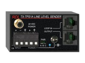 Active Single-Pair Receiver - Twisted Pair Format-A  - XLR mic/line output - Black - Radio Design Labs DB-TPR1A